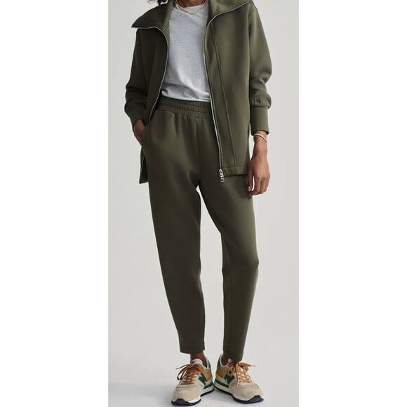 Varley Double Soft - The Slim Pant 27.5" in Olive Green - Picture 1 of 9